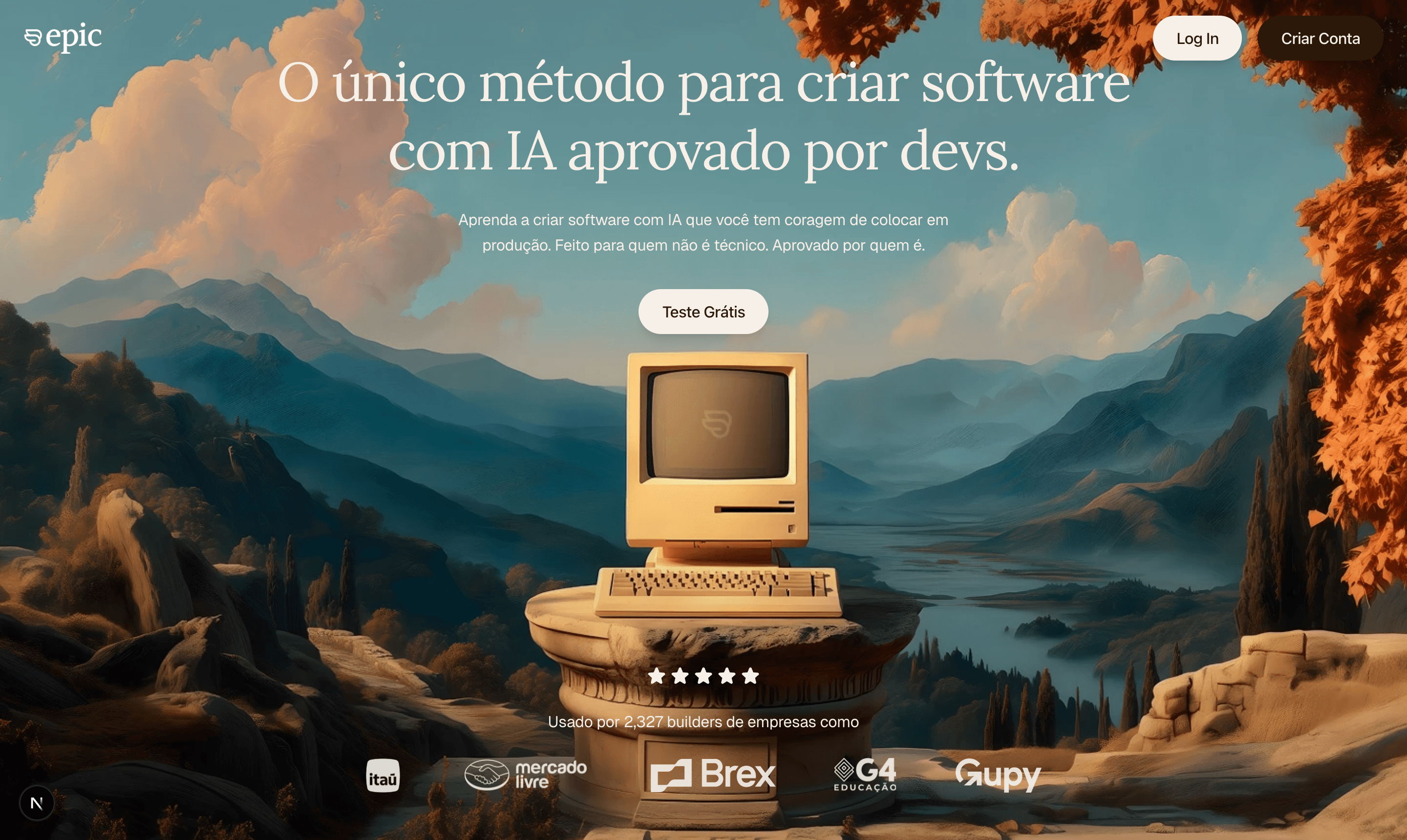 Landing page preview