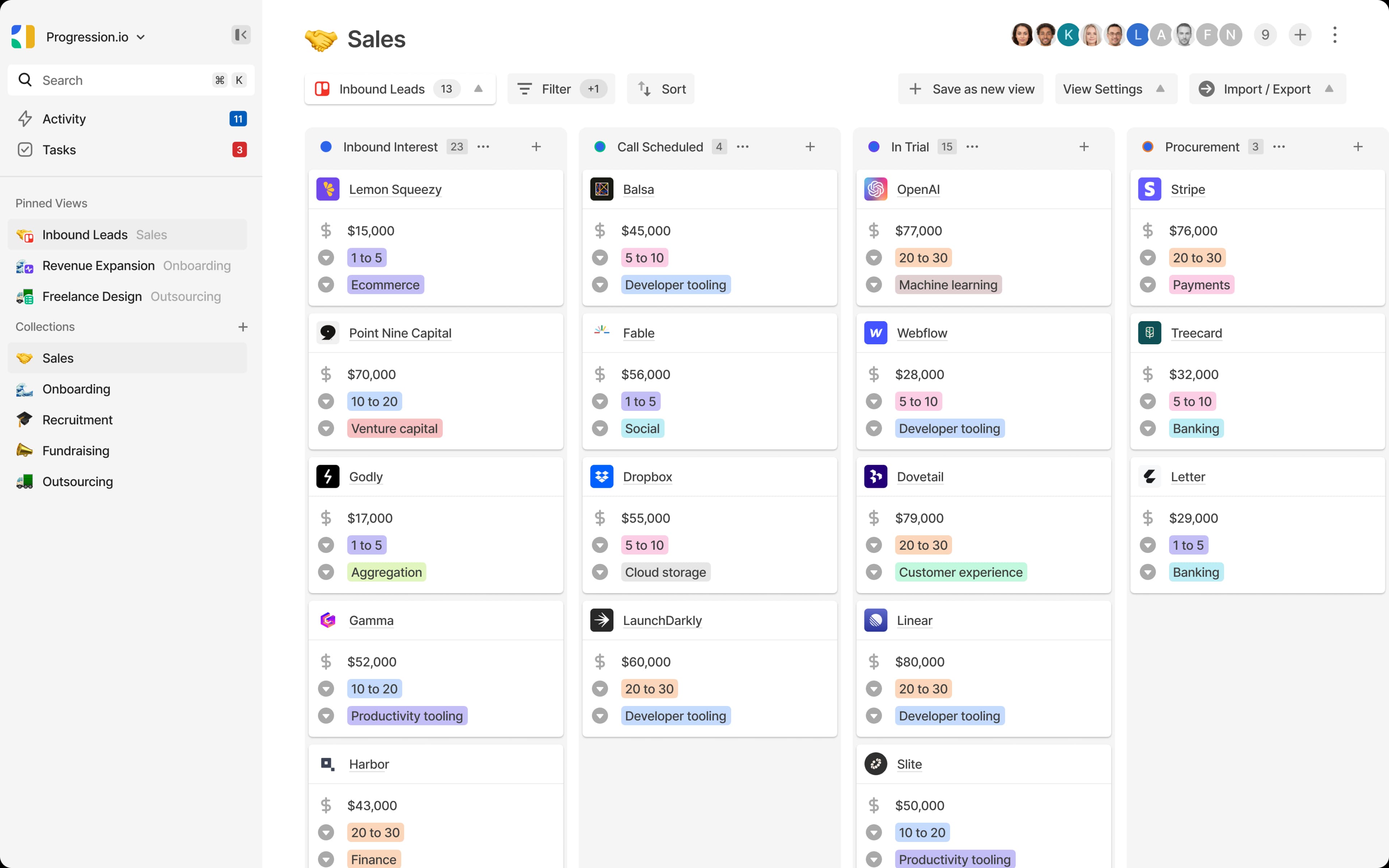 CRM Pipeline de Vendas